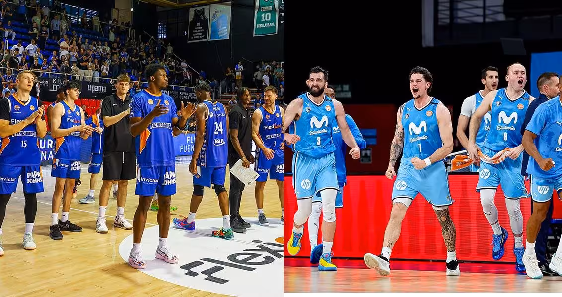Flexicar Fuenlabrada (izda) y Movistar Estudiantes (dcha): dos equipos madrileños clasificados para la Final Four/FEDERACIÓN DE BALONCESTO DE MADRID