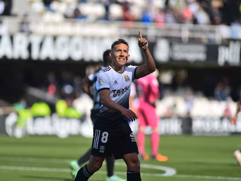De Blasis volverá al Cartagonova en su 'último baile' con la casaca blanquinegra/Foto: FC CARTAGENA