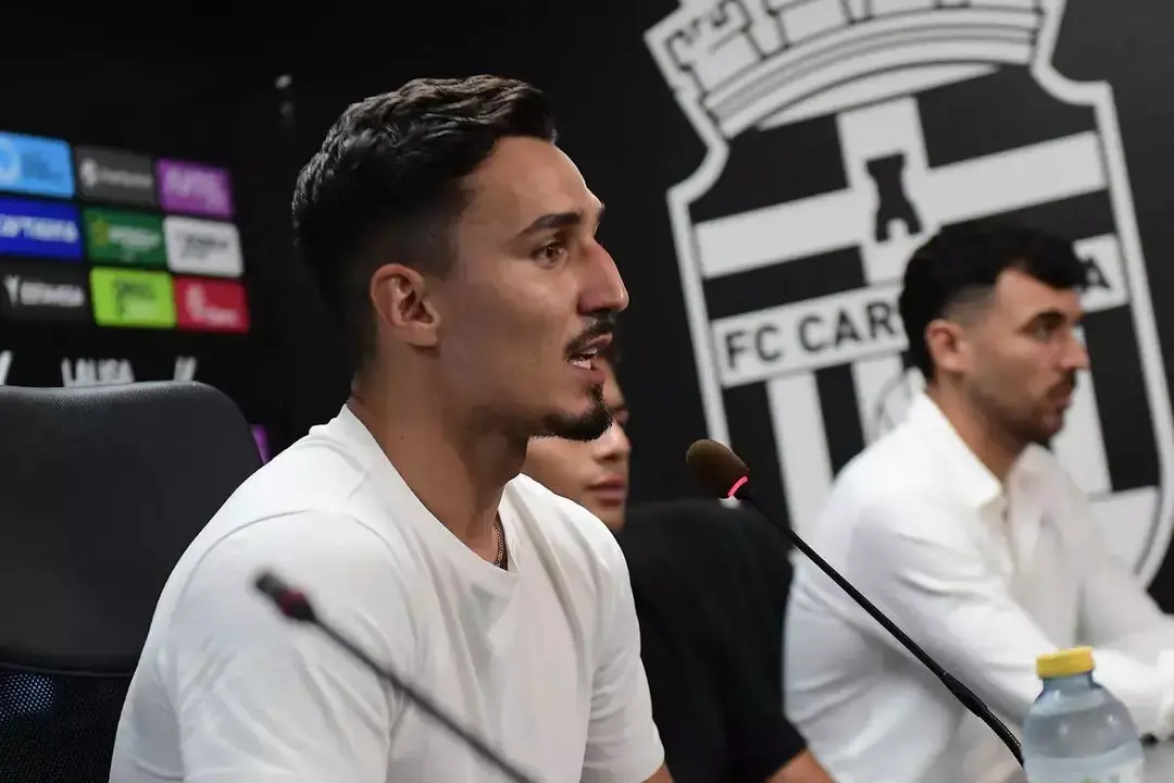 Imanol Baz, el día de su presentación/Foto: FC CARTAGENA