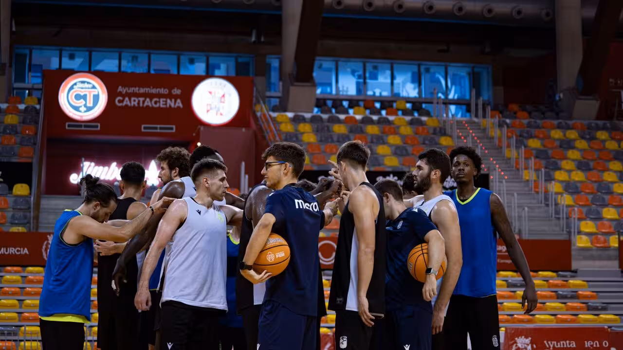 El CB Cartagena busca la primera victoria de la pretemporada/Foto: CAESA CB CARTAGENA