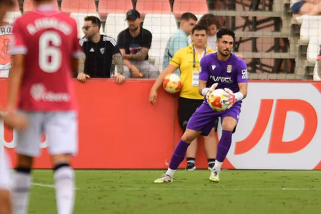 Al igual que ante el Tarazona, Iván Martínez volvió a ser el guardameta titular, dejando otra  semana más la portería a cero/Foto: FC CARTAGENA