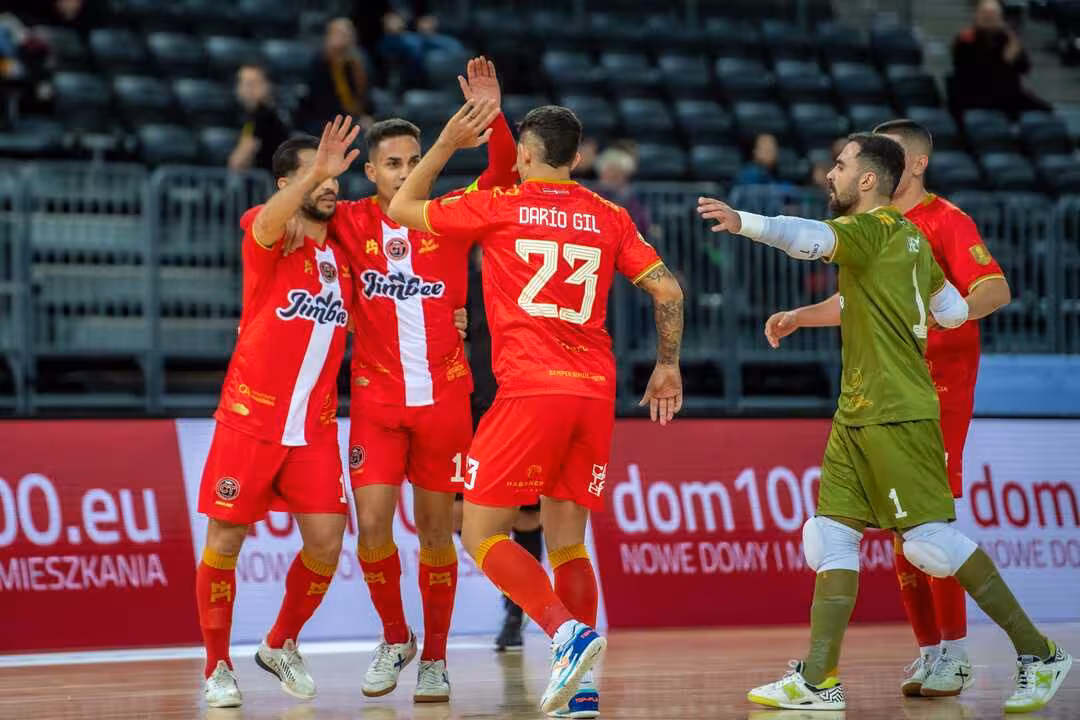 Los de Duda han arrancado el torneo europeo de la mejor manera posible/Foto: PIAST GLIWICE FUTSAL
