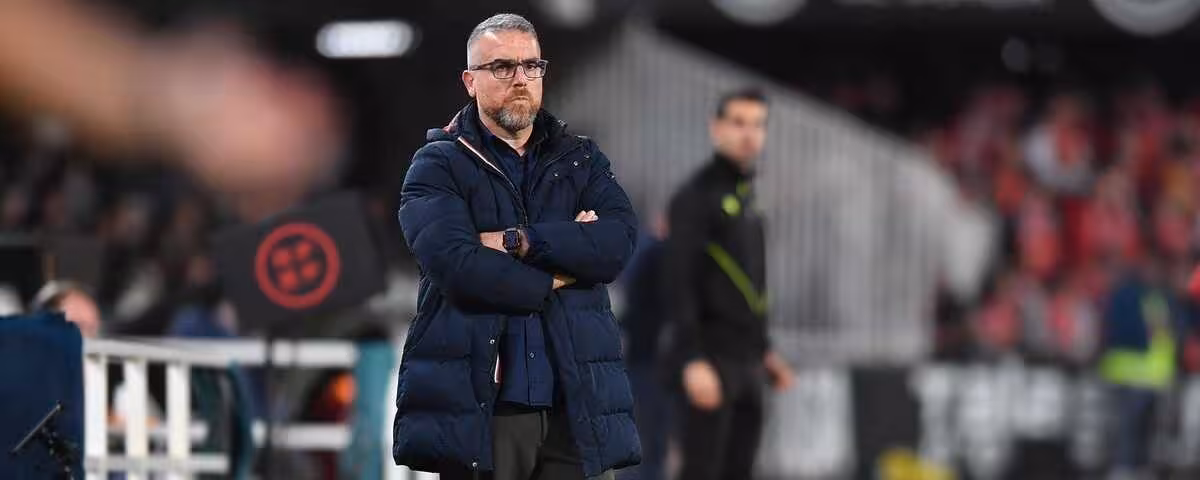 Javi Rey, autocrítico con el juego de los suyos en el derbi/Foto: FCC