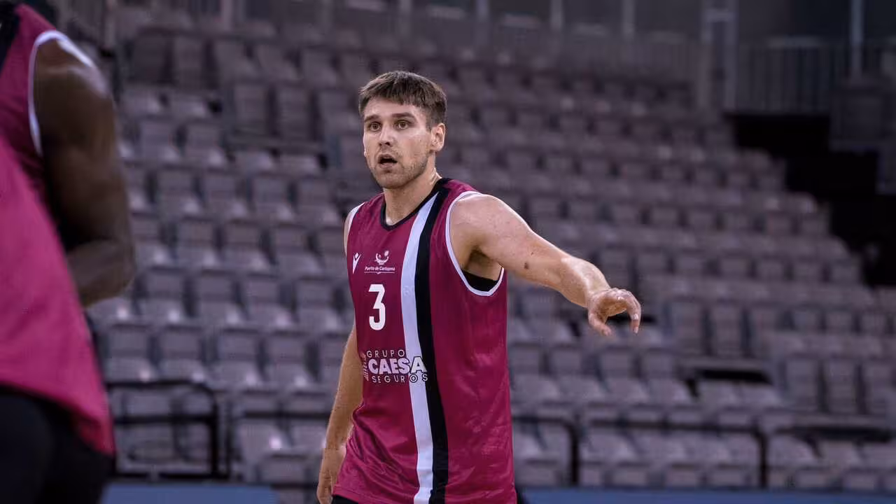 El jugador finés durante un partido esta campaña/Foto: CB CARTAGENA
