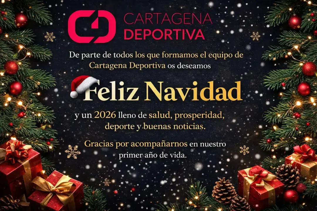 Cartagena Deportiva os desea felices a fiestas a todos