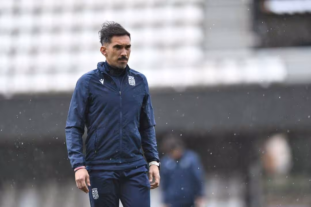 Ra&uacute;l Guill&eacute;n durante el primer entrenamiento desarrollado este mi&eacute;rcoles/Foto: FC CARTAGENA