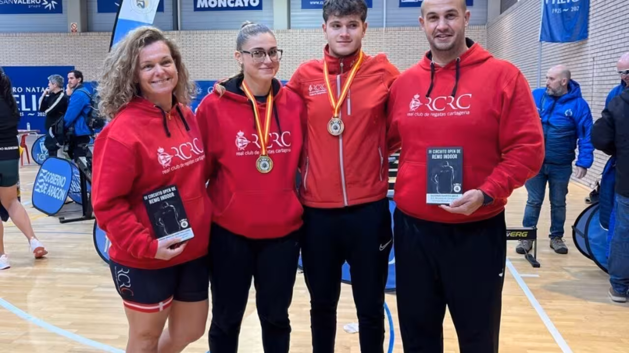 Mari Ángeles Macián y Alberto Vidal, oro y bronce en remoergómetro/CARTAGENA.ES