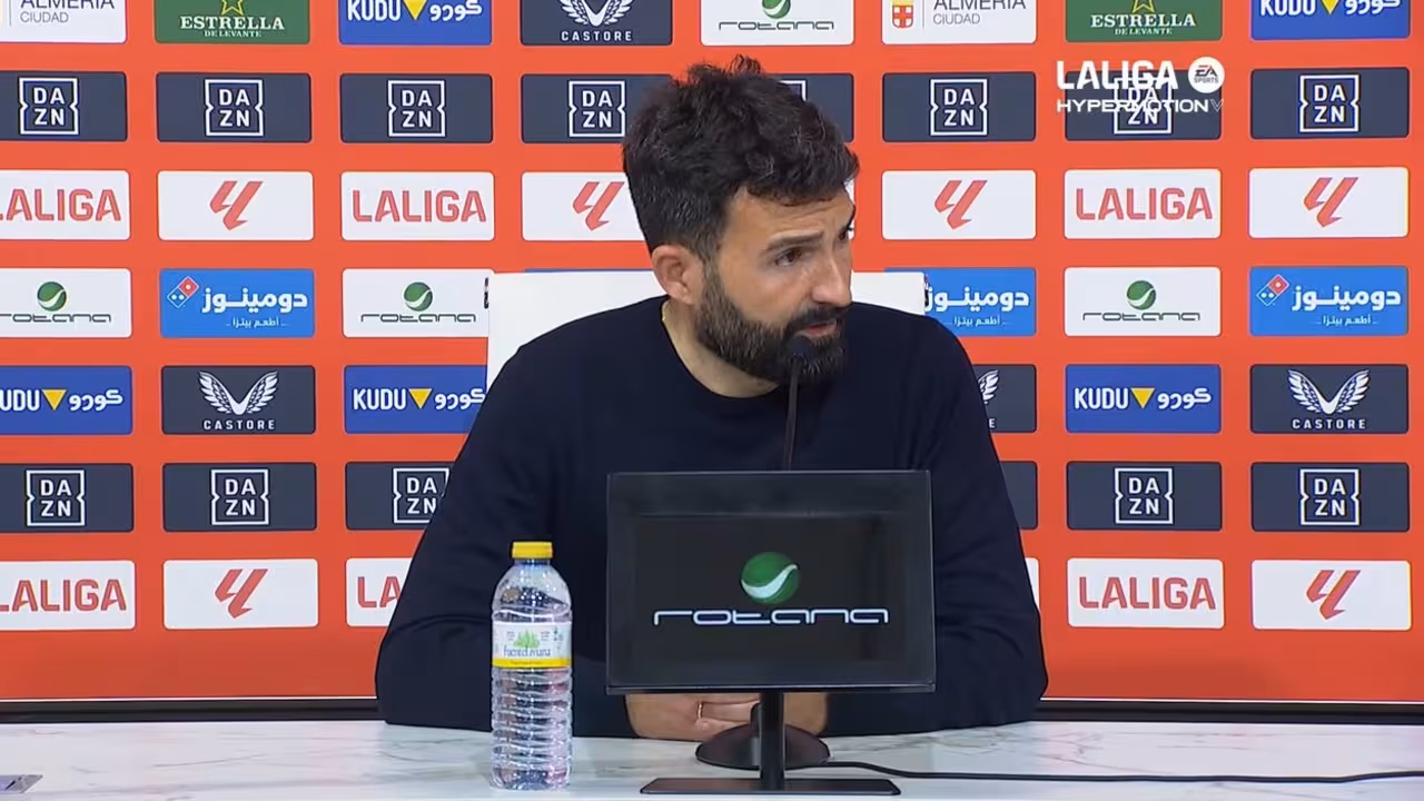 Romo valora el descenso albinegro en Almería/LA LIGA HYPERMOTION