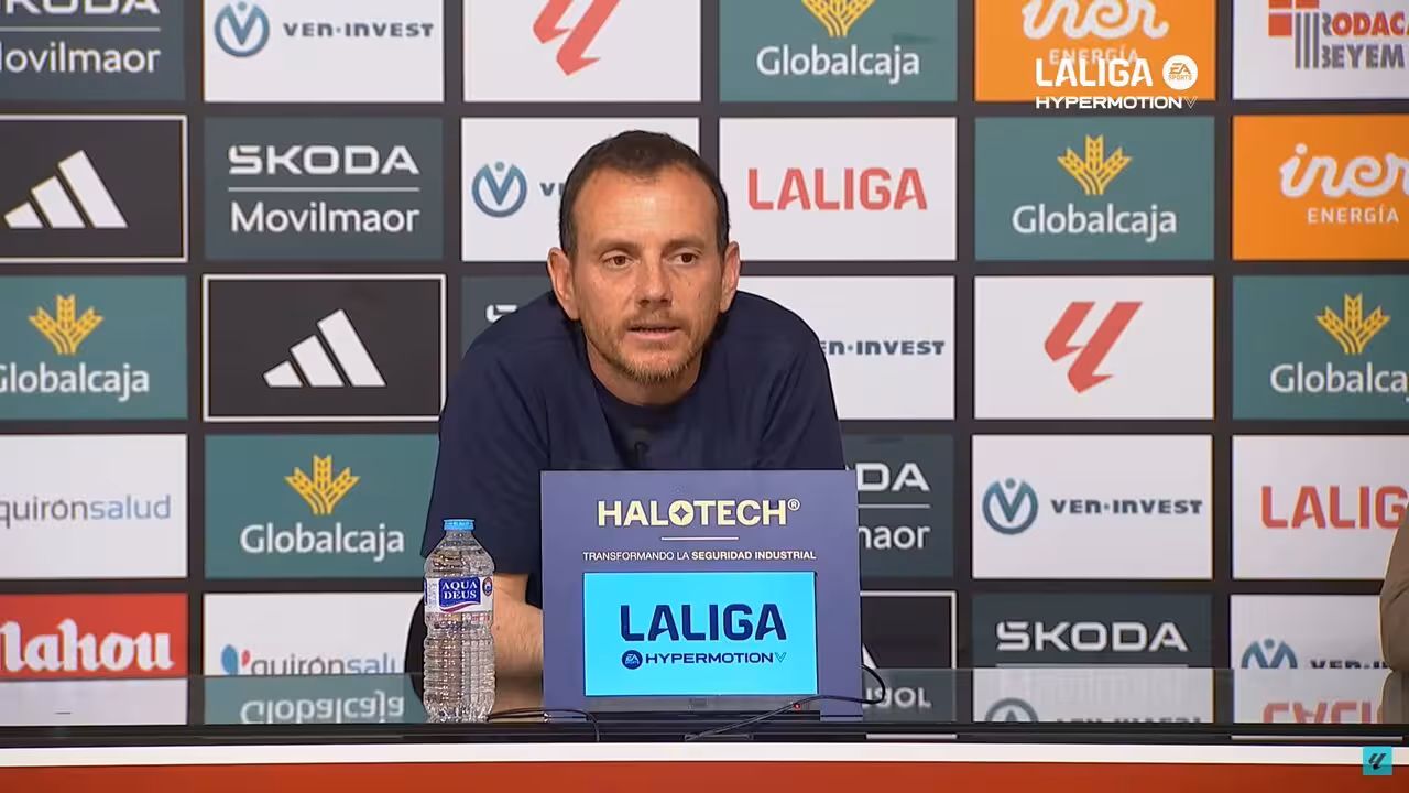 Alberto González se mostró satisfecho tras el triunfo del equipo albaceteño/LA LIGA HYPERMOTION
