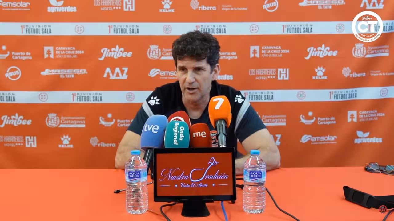 Duda habla en la previa del Barça-Jiimbee Cartagena que abre este martes la final por el título liguero/JCT