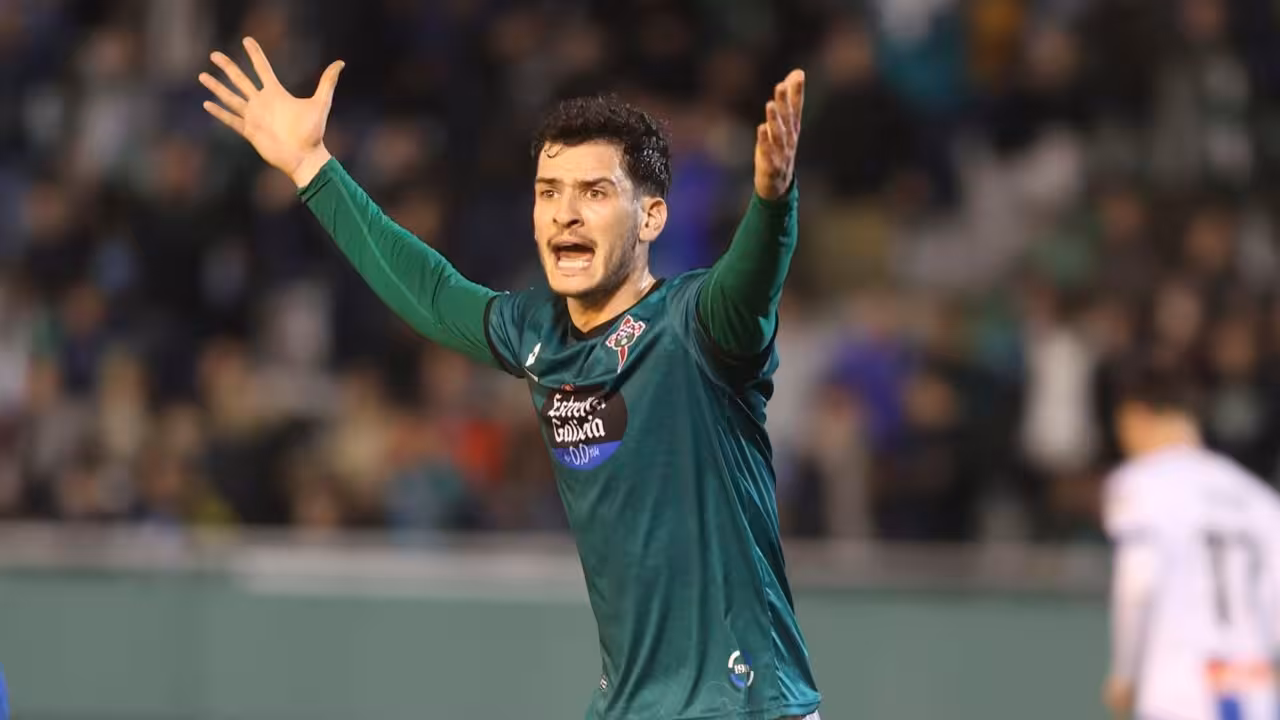 Chuca en su etapa en el Racing de Ferrol/FOTO: JOSE PARDO-LA VOZ DE GALICIA