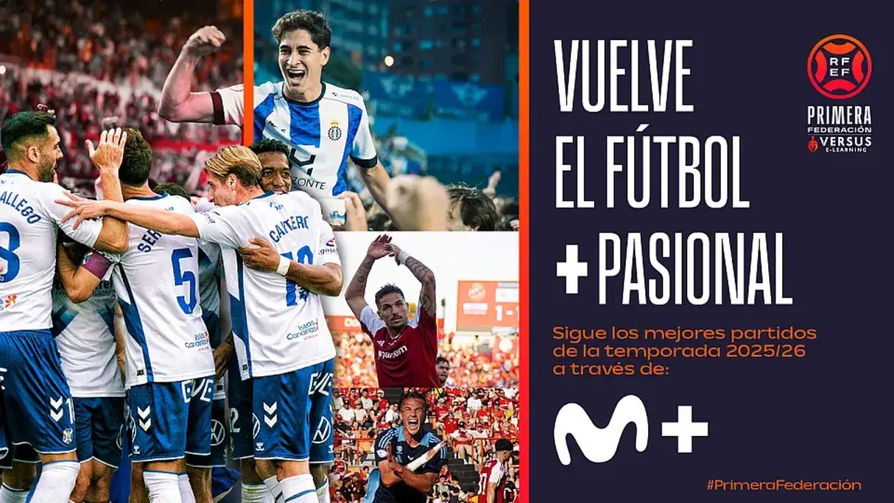 Anuncio del acuerdo entre la RFEF y la plataforma televisiva/Foto: RFEF