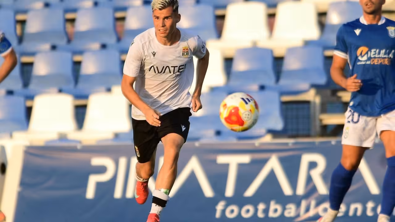 Luismi, en imagen, en el encuentro de pretemporada ante el Melilla disputado hace unas semanas/Foto: FC CARTAGENA