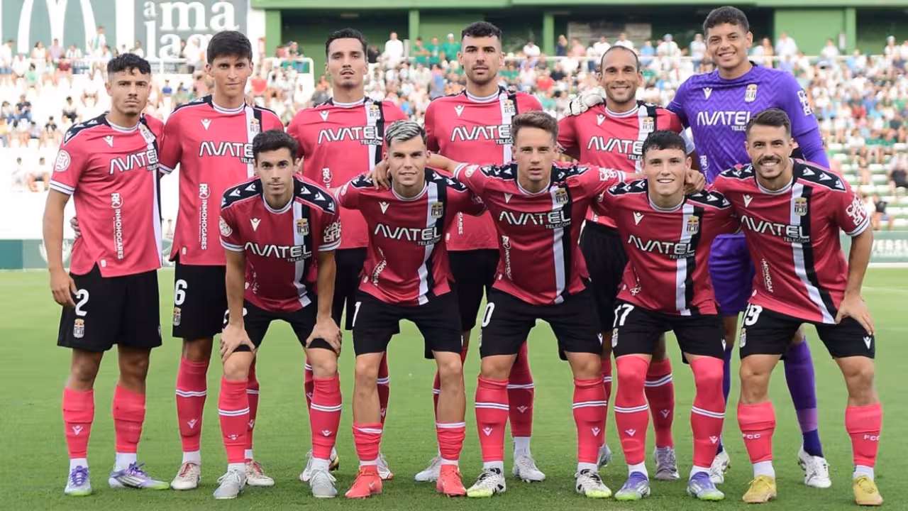 El primer once liguero albinegro en la era Javi Rey/Foto: FC CARTAGENA