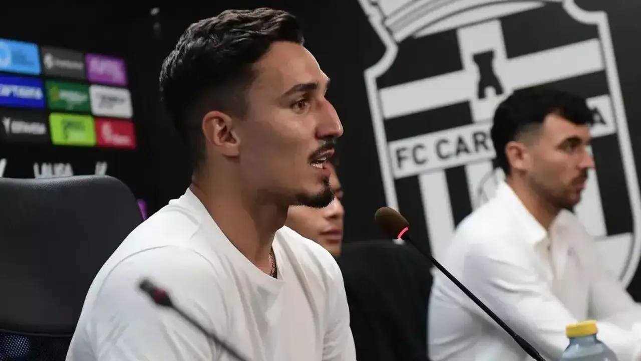 Imanol Baz, el día de su presentación/Foto: FC CARTAGENA