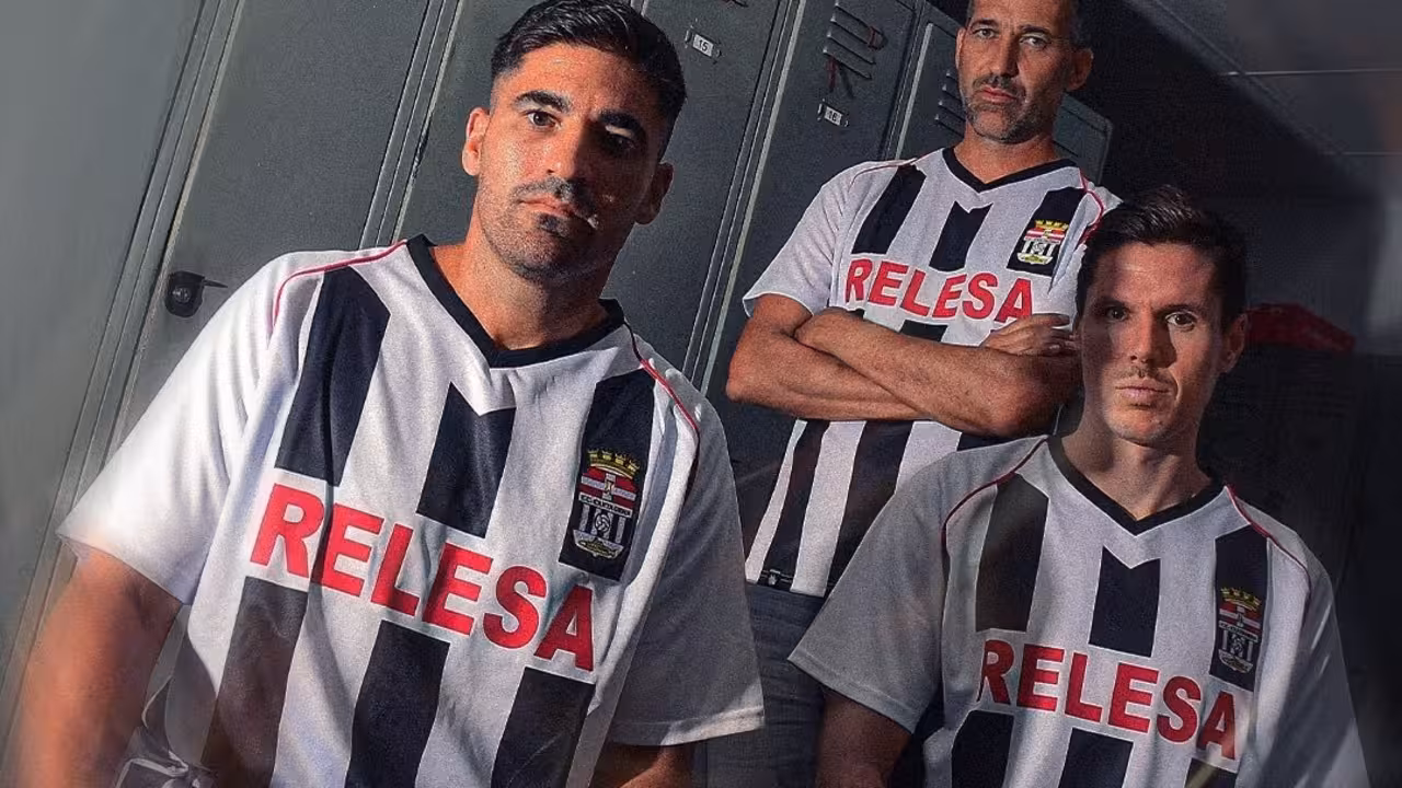 Nueva camiseta, edición limitada, que recuerda el ascenso del año 2009 en Alcoy/Foto: FCC
