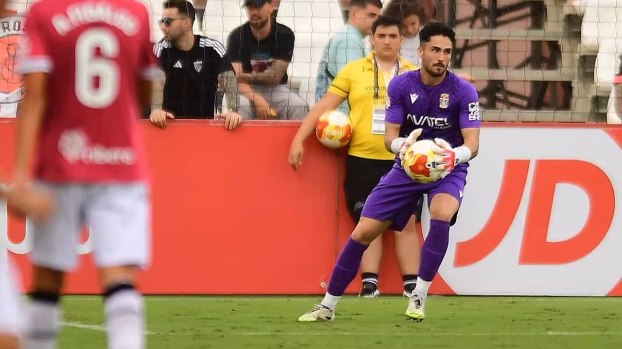 Al igual que ante el Tarazona, Iván Martínez volvió a ser el guardameta titular, dejando otra  semana más la portería a cero/Foto: FC CARTAGENA