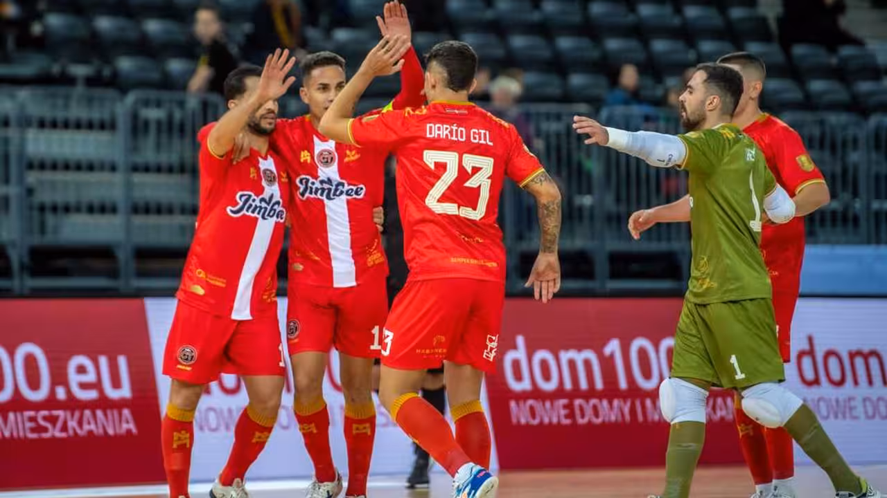 Los de Duda han arrancado el torneo europeo de la mejor manera posible/Foto: PIAST GLIWICE FUTSAL