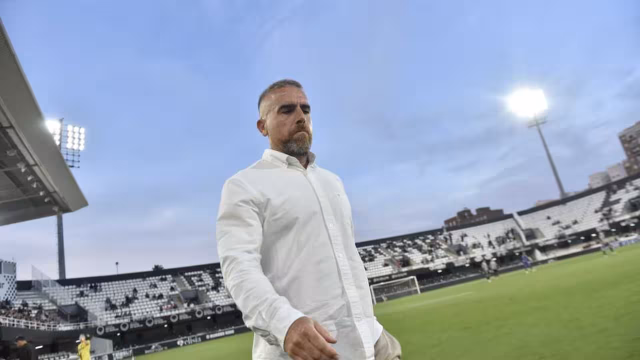 Javi Rey quiere que los suyos piensen exclusivamente en el duelo en Teruel/Foto: FCC