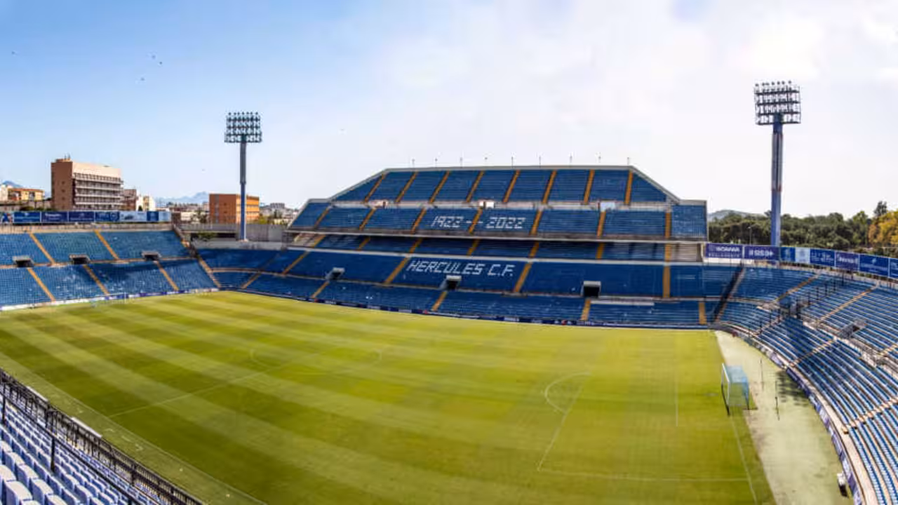 El m&iacute;tico Rico P&eacute;rez, escenario de este duelo/Foto: H&Eacute;RCULES CF
