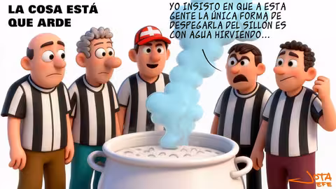 La cosa está que arde