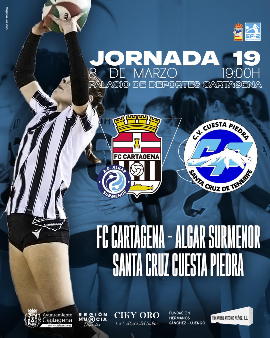 Cartel del duelo ante el líder/ALGAR SURMENOR