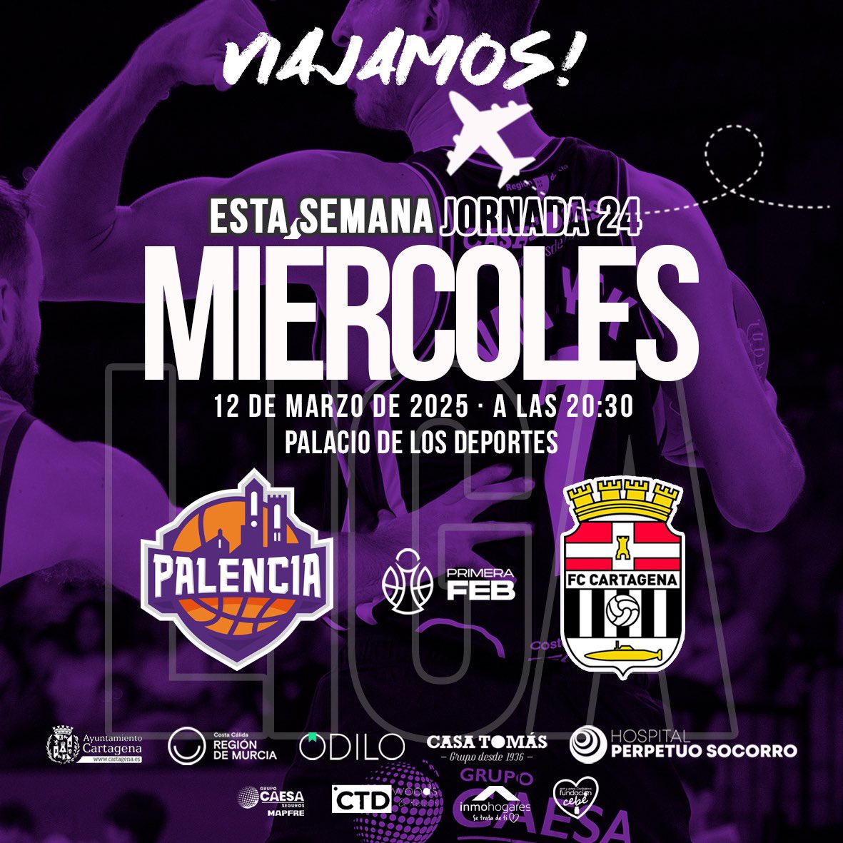 Cartel del partido de este miércoles/ODILO