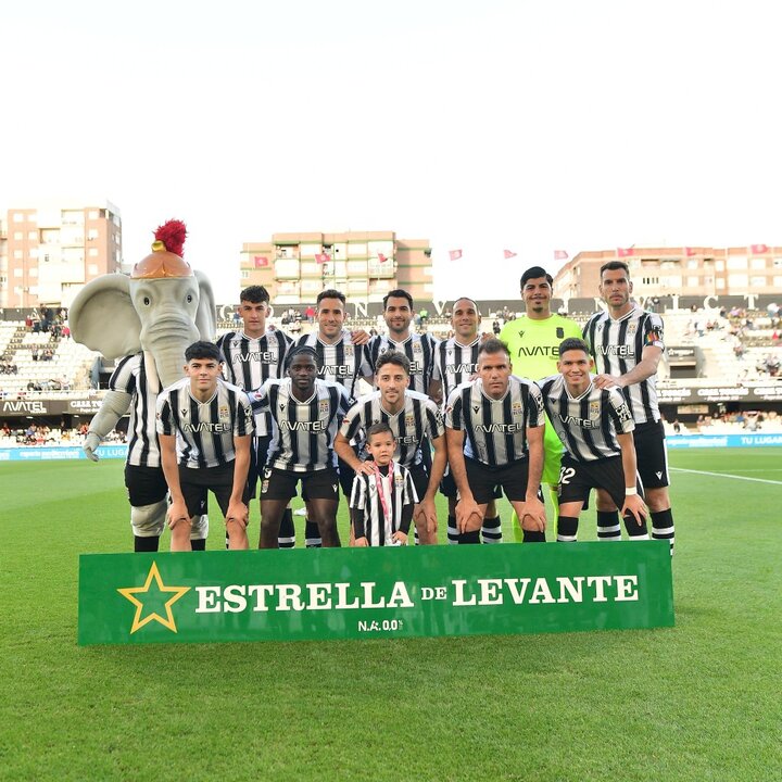 Once inicial del Cartagena frente al Castellón, con algunos cambios respecto al que actuó en Riazor la pasada jornada/FCC