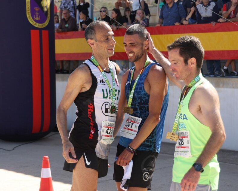 tres primeros masculinos ruta