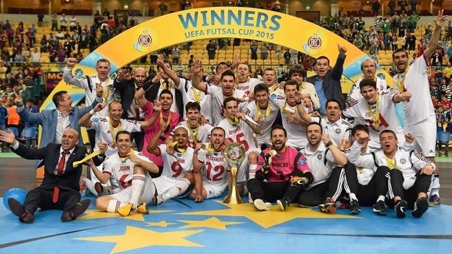 El Kairat logró en 2015 su último título europeo en la final de la UEFA Futsal Cup ante el Barça