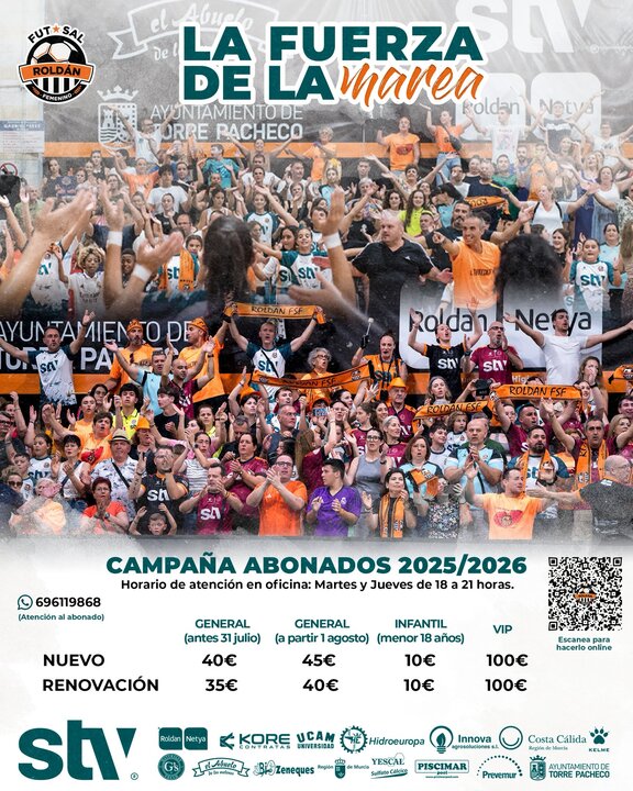 Cartel de la nueva campaña de abonos/STV ROLDAN