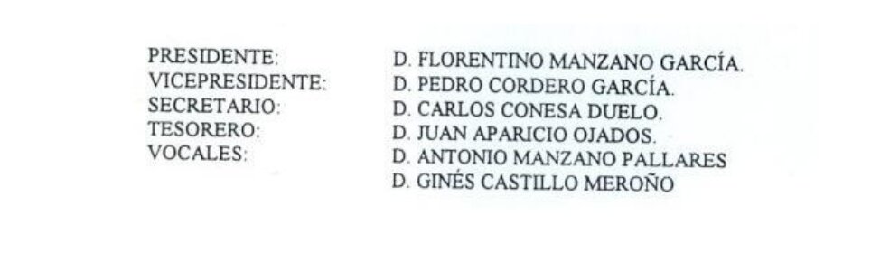 PRIMERA DIRECTIVA