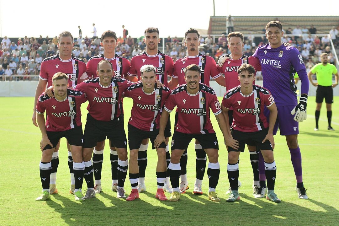 El once inicial escogido por Javi Rey en Albacete/FOTO: FC CARTAGENA