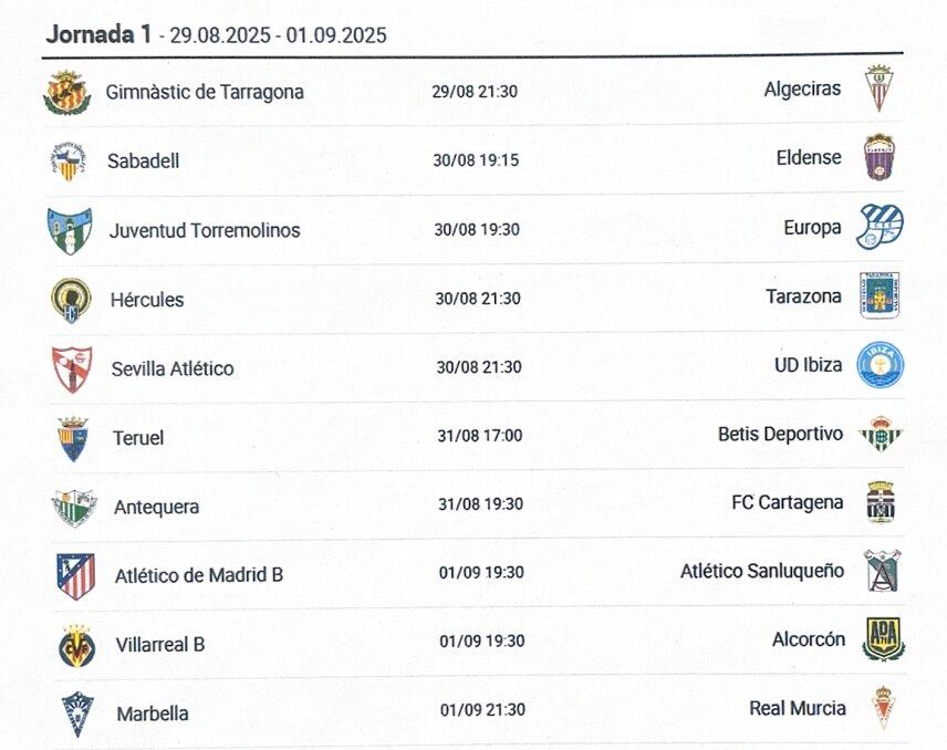 jornada primera grupo 2