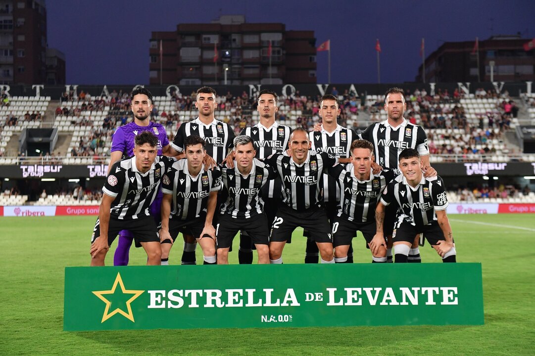 El once inicial escogido por Javi Rey/Foto: FC CARTAGENA