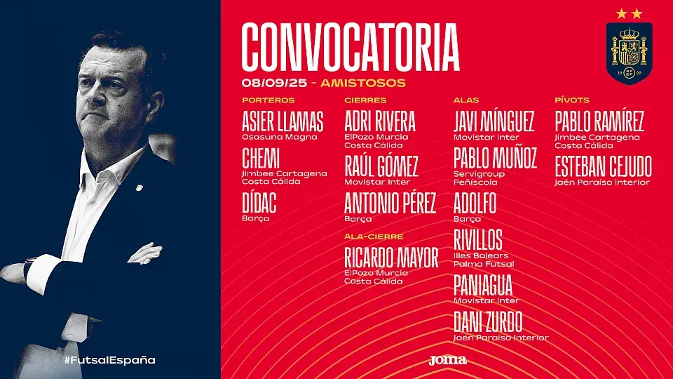 Convocatoria definitiva del seleccionador/Foto: RFEF