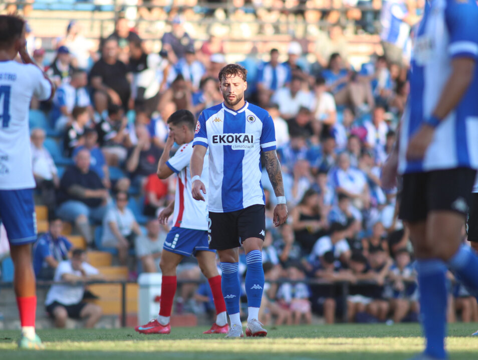 El equipo alicantino ha arrancado el curso con mal pie, sumando tres de nueve puntos disputados/Foto: HÉRCULES CF