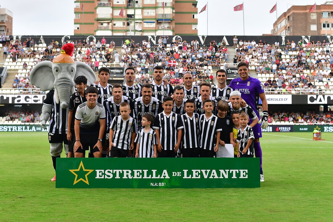 Once inicial de Javi Rey/Foto: FC CARTAGENA