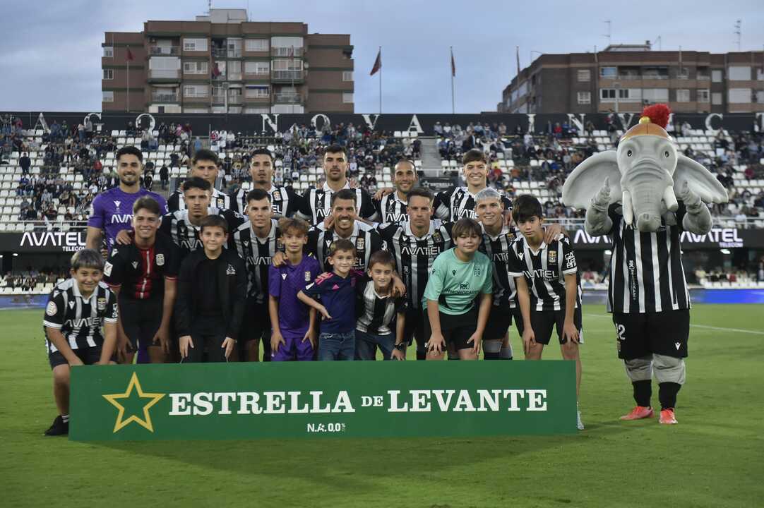 Alineación de inicio escogida por Javi Rey para enfrentarse al filial amarillo/Foto: FC CARTAGENA