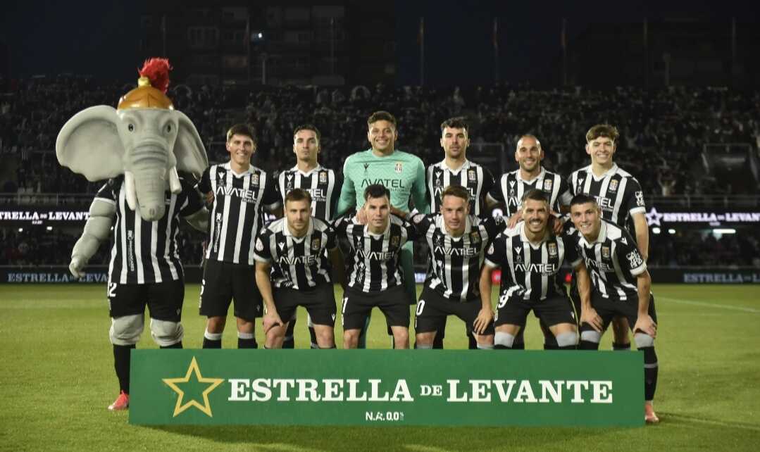 El once de Javi Rey en el derbi/Foto: FC CARTAGENA