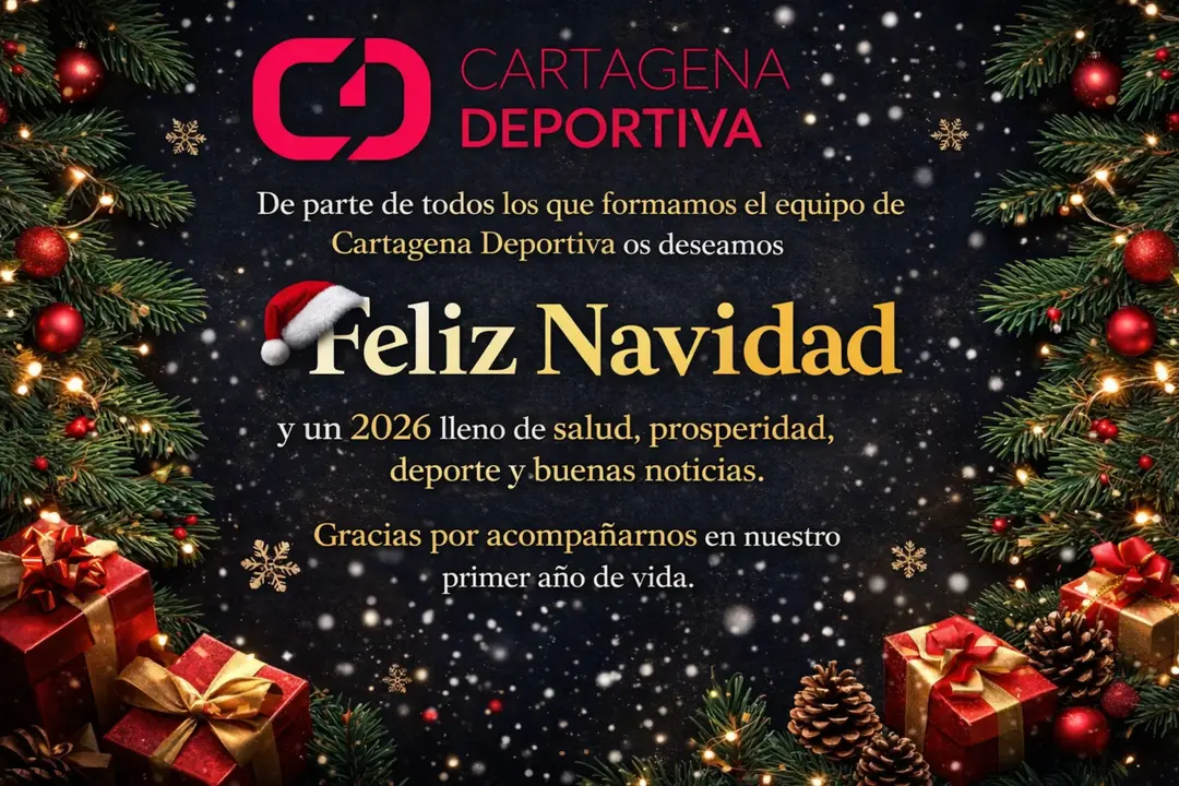 Cartagena Deportiva os desea felices a fiestas a todos
