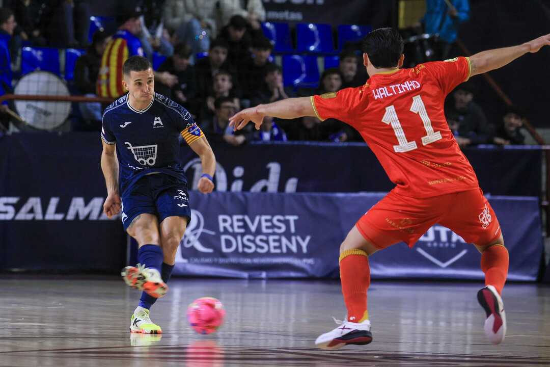 El equipo valenciano estuvo mejor durante la mayor parte del encuentro/Foto: ALZIRA FS