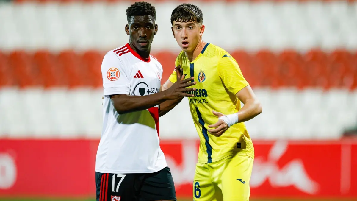 En el último partido de liga el filial amarillo empataba sin goles en el Jesús Navas ante el Sevilla Atlético/Foto: VILLARREAL CF