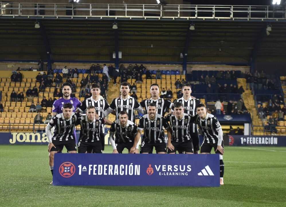 El once con cambio de esquema de Javi Rey para medirse al Villarreal B/Foto: FC CARTAGENA